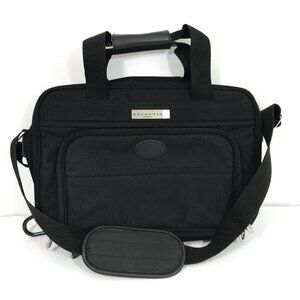 Atlantic Luggage Travel Bag Carry On Tote with Shoulder Strap and Handle Black